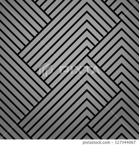 Abstract geometric pattern with stripes, lines. Seamless vector background. Gray and black ornament. Simple lattice graphic design Abstract geometric pattern with stripes, lines. Seamless vector background. Gray and black ornament. Simple lattice graphic design 127344067