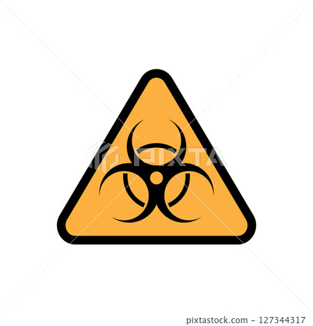Radioactive warning logo Radioactive warning logo 127344317