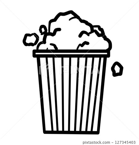 Popcorn icon Popcorn icon 127345403