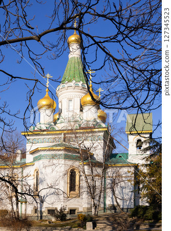 View of Church of St. Nicholas the Wonderworker in Sofia 127345523