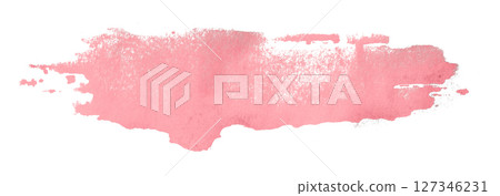 pink watercolor background. Artistic hand paint. Isolated on transparent background. 127346231