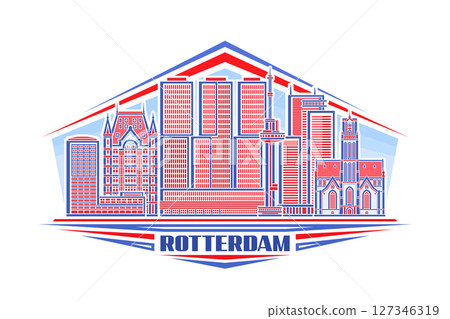Vector illustration of Rotterdam 127346319