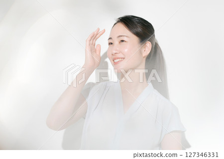 關心紫外線的女人 127346331