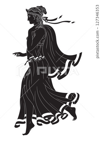 Vector Greek women. Vector Greek women. 127346353