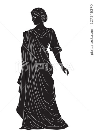 Vector Greek women. 127346370