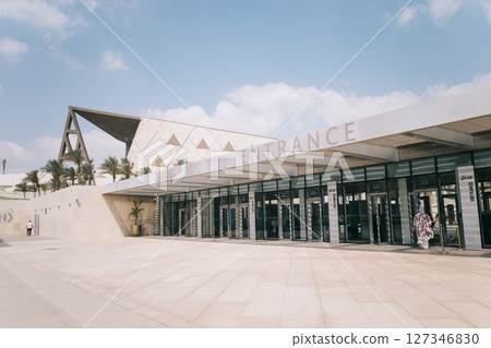 Grand Egyptian Museum Entrance 127346830