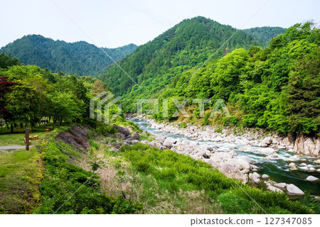 "Nezame-no-Toko" Kisoji scenic spot 127347085