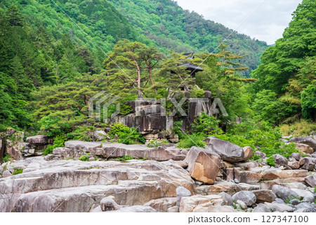 木曾路沿途的風景名勝“根座燈塔·浦島堂” 木曾路沿途的風景名勝“根座燈塔·浦島堂” 127347100
