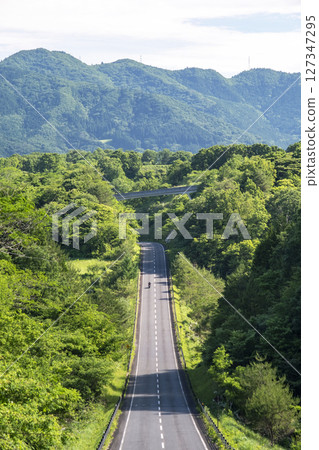清新綠意與初夏駕車景象(蒜山高原) 清新綠意與初夏駕車景象(蒜山高原) 127347295
