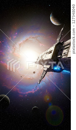 空間 宇宙的 大波斯菊 127348040