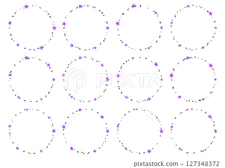 Girly star frame Girly star frame 127348372