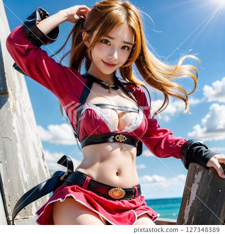 Cosplay and the beach!! 127348389