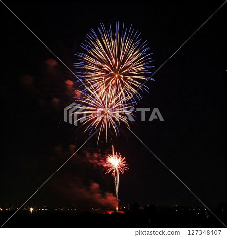 Fireworks display Fireworks display 127348407