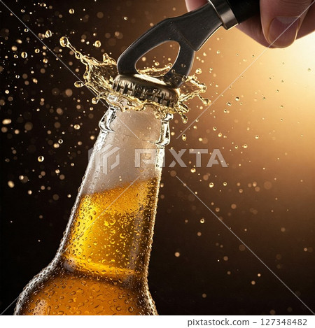 打開啤酒瓶的那一刻 127348482