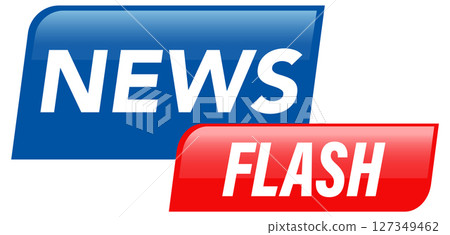 Dynamic News Flash Illustration Dynamic News Flash Illustration 127349462