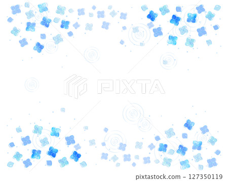 Hydrangea background illustration 127350119