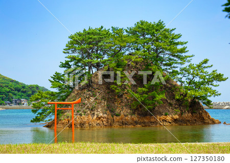 夢島和鳥居，宗像大島 127350180