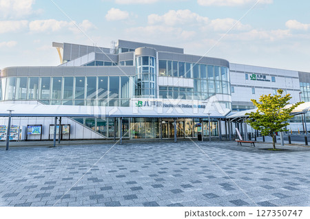 Hachinohe City, Aomori Prefecture, sunny JR Hachinohe Station (West Exit) Hachinohe City, Aomori Prefecture, sunny JR Hachinohe Station (West Exit) 127350747