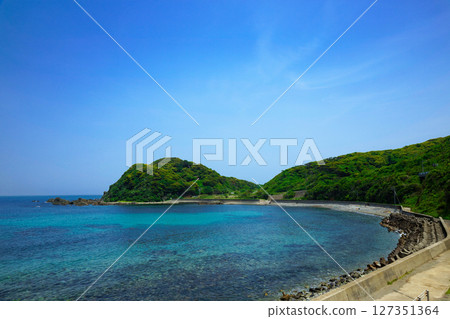 Munakata Taisha Shrine Okitsumiya Worship Site Coast 127351364