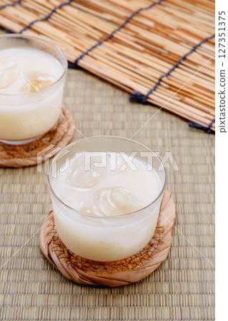 Well chilled sweet sake Well chilled sweet sake 127351375