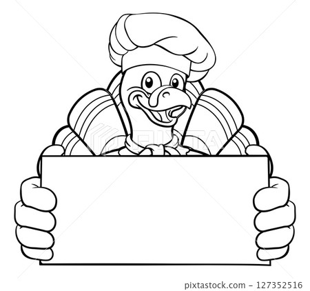 Turkey Thanksgiving Cartoon Bird Christmas Mascot 127352516