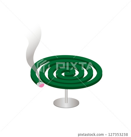 Mosquito coil illustration 127353238
