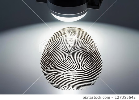 發光指紋 發光指紋 127353642
