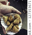 Crispy South Indian Samosas,Authentic Indian Street Food, Mambalam,Chennai, Tamil Nadu. 127353671