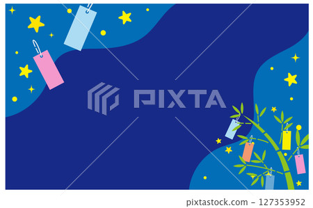 Milky Way vector illustration background material 127353952