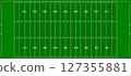Football green field american football tournament, vector illustration field 127355881