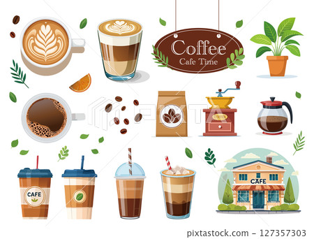 咖啡 喝咖啡 咖啡研磨機 127357303