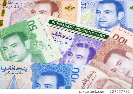 American Permanent Resident Card on Moroccan Dirham 127357782
