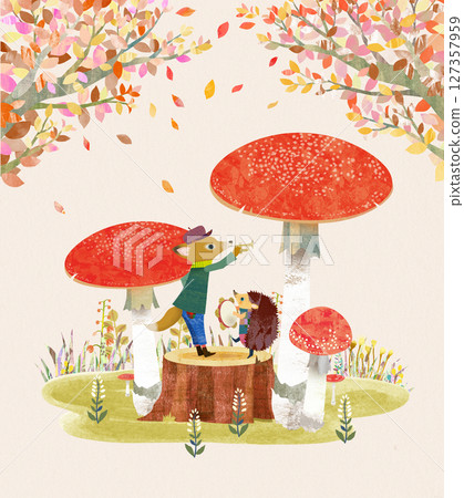 Autumn forest 127357959