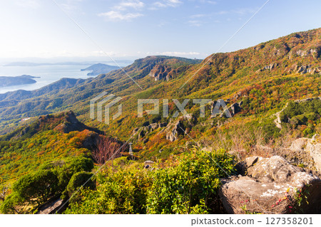 小豆島的秋天 - 寒霞溪的紅葉 - 從第一展望台眺望 127358201