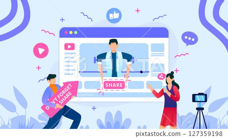 YouTube image content creation 127359198