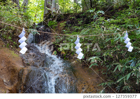 Nagano Togakushi Shrine Nakasha Shrine worship hall Nagano Togakushi Shrine Nakasha Shrine worship hall 127359377