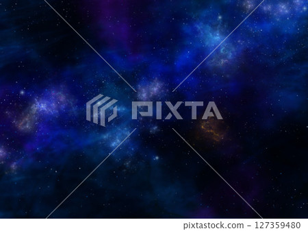 夢幻般的發光藍色閃閃發光的星空紋理背景 夢幻般的發光藍色閃閃發光的星空紋理背景 127359480