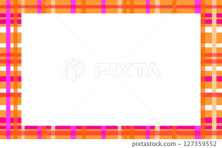 Lattice pattern frame white space orange 127359552