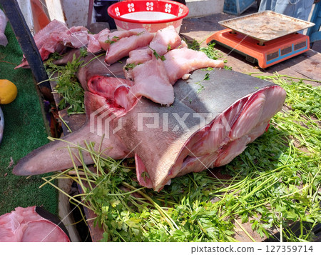 Essaouira fish market, Morocco Essaouira fish market, Morocco 127359714