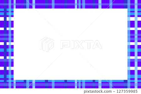 格子圖案框架白色空間藍色 127359985
