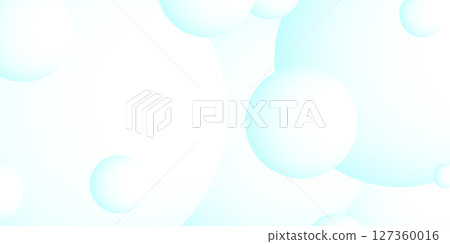 Minimal Abstract Background with Floating 3D Spheres 127360016