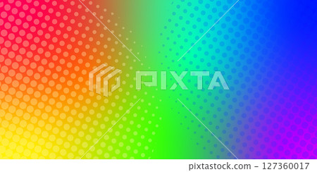 Colorful Halftone Abstract Background 127360017
