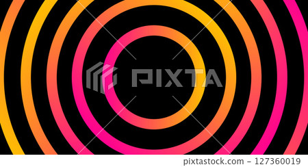 Abstract Concentric Circles Background 127360019
