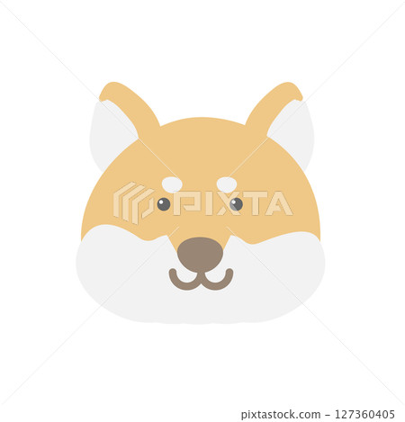 Dog (Shiba Inu) Illustration 127360405