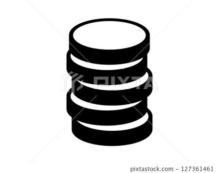 Coin icon monotone 127361461