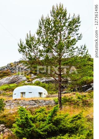 Fjell Fortress on island Sotra Norway Fjell Fortress on island Sotra Norway 127361496