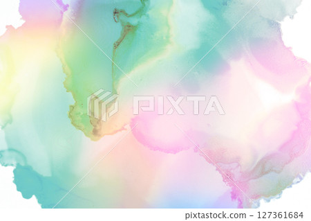 Watercolor-style background material 127361684