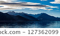 Pangong tso Lake panorama, Ladakh, Jammu and Kashmir, India 127362099