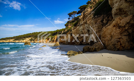 beautiful luxury resort in Sardinia, Italy 127363503