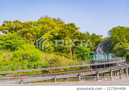 (Nagasaki Prefecture) Nagasaki Inasa Mountain Slope Car (Nagasaki Prefecture) Nagasaki Inasa Mountain Slope Car 127364486